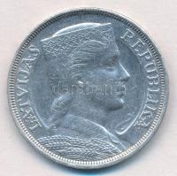 Lettország 1931. 5L Ag T:2
Latvia 1931. 5 Lati Ag C:XF
Krause KM# 9