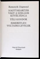 Vegyes könyvtétel, Magyar Hírmondó, 2 db: 
Reményik Zsigmond: Nagytakarítás. Reményik Zsigmond szat...