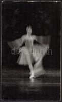 cca 1974 Balettfotók, 3 db vintage fotóművészeti alkotás, kasírozva, 39x29 cm és 39x24 cm között