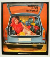 cca 1965 Trabant 601 Universal, kétoldalas NDK reklámplakát, 35,5x32 cm