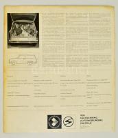 cca 1965 Trabant 601 Universal, kétoldalas NDK reklámplakát, 35,5x32 cm