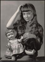 cca 1965 Medgyesi László (?-?) kecskeméti fotóművész hagyatékából 2 db feliratozott vintage fotóművé...