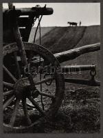 cca 1969 Gebhardt György (1910-1993) hagyatékából 2 db vintage fotóművészeti alkotás, az egyik felir...