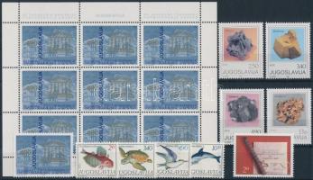 1980-1981 5 set + 5 minisheet + 12 stamps 1980-1981 5 db sor + 5 kisív + 12 klf önálló érték 4 steck...