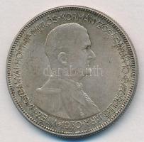 1930. 5P Ag &quot;Horthy jobbra&quot; T:2 kis patina Adamo P8