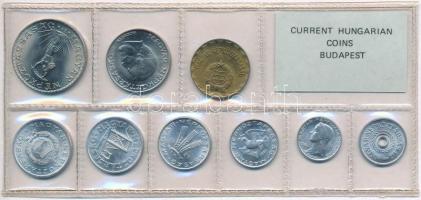 1981. 2f-10Ft (9xklf) érmés forgalmi sor fóliatokban T:1 Adamo FO14