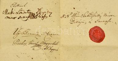 1833 Kiskunszabadszállás város szerződése a jakabszállási kocsma üzemeltetéséről. A városi elöljárók...