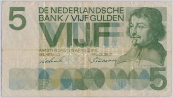 Hollandia 1966. 5G Joost van den Vondel T:III  Netherlands 1968. 5 Gulden Joost van den Vondel C:F Krause 90.a