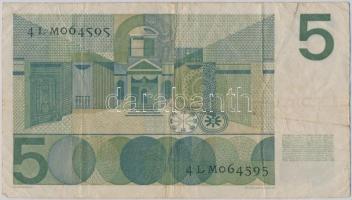 Hollandia 1966. 5G "Joost van den Vondel" T:III 
Netherlands 1968. 5 Gulden "Joost v...