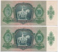 1936. 10P (2x) sorszámkövetők T:II