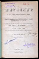 Herczegh Mihály: Telekkönyvi rendtartás Magyarországon és Erdélyben. Bp., 1891, Eggenberger. Kicsit kopott vászonkötésben, jó állapotban.