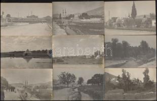 cca 1910 Damaszkus, Szíria, 19 db fotólap hátoldalon feliratozva, 9x14 cm / Damascus, Syria, 19 vintage photo, 9x14 cm