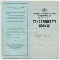 1927. "Budapesti Kisipari Hitelintézet R.T." takarékbetéti könyv + 1935. "Magyar Kirá...