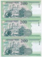 2003. 200Ft "FB" + 2004. 200Ft "FB" + 2005. 200Ft "FC" + 2006. 200Ft &...