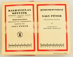 Mereskovszkij, [Dmitrij]: Nagy Péter. 1-2. köt. Bp., é. n., Dante. Egybekötve, gazdagon díszített vá...