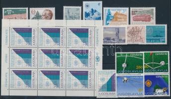 1982-1983 4 db sor + 1 kisív + 2 blokk + 22 klf önálló érték, 1982-1983 4 set + 1 minisheet + 2 blocks + 22 stamps
