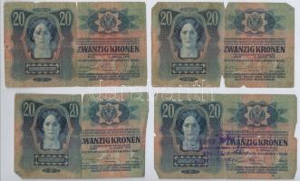 1913. 20K (6x) T:III-,IV