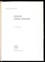 Batkay Sándor: Körösi Csoma Sándor. Bp.,1963, Gondolat. II. kiadás. Kiadói félvászon kötés, kiadói p...