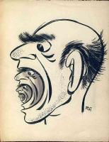 Ruszkay György (1924-1998) tusrajz 23x18cm