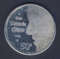 Hollandia 1991. 50G Ag "Beatrix-Claus ezüst házassági évforduló" T:BU k.