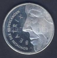 Hollandia 1991. 50G Ag "Beatrix-Claus ezüst házassági évforduló" T:BU k