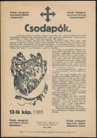 cca 1940 A Magyar Nemzeti Szocialista Párt antiszemita, zsidótól vásárlást tiltó fényképes, nyilasze...