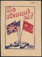 1944 Szövetséges propaganda röplap / Allied Forces propaganda