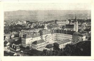 Nagyenyed, Aiud - 2 db régi megíratlan városképes lap, vegyes minőség / 2 pre-1945 unused town-view ...