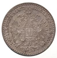 Ausztria 1872. 10kr Ag "Ferenc József" T:2 
Austria 1872. 10 Kreuzer Ag "Franz Josep...