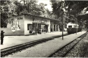 16 db MODERN magyar úttörővasutas képeslap / 16 modern Hungarian pioneer railway stations postcards