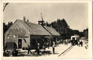 16 db MODERN magyar úttörővasutas képeslap / 16 modern Hungarian pioneer railway stations postcards