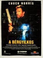 1992 Chuck Norris: A bérgyilkos. Filmplakát, gyűrődésekkel, 82x57 cm