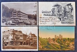 130 db főleg RÉGI magyar és történelmi magyar városképes lap, vegyes minőség / 130 mostly pre-1945 Hungarian and historical Hungarian town-view postcards in mixed quality