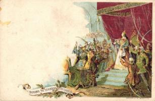 27 db RÉGI Ezredéves Kiállítás művészlap, főleg barna 2 Kr Ga. de köztük 3 db piros 5 Kr Ga., vegyes...