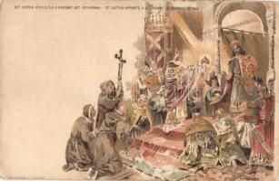 27 db RÉGI Ezredéves Kiállítás művészlap, főleg barna 2 Kr Ga. de köztük 3 db piros 5 Kr Ga., vegyes...