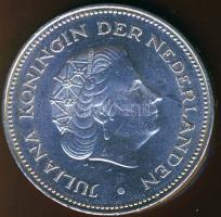 Hollandia 1970. 10G Ag "Wilhelmina Julianna" T:2+ k