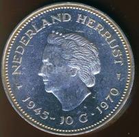 Hollandia 1970. 10G Ag "Wilhelmina Julianna" T:2+ k.