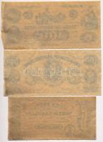 Amerikai Egyesült Államok 6db-os replika bankjegy tétel, helyi kiadások: Mississippi, Virginia, Észa...