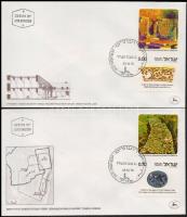 Art treasure set with tab 5 FDC Műkincs tabos sor 5 db FDC-n