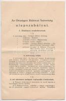 ~1926. "Pro Patrie et Libertate - Rákóczi" fém lemezérem "Az Országos Rákóczi Szövets...