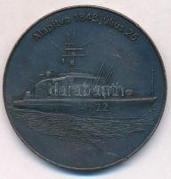 DN "Magyar Honvédség Honvéd Folyami Flottilla / Alapítva 1848 július 25" fém emlékérem &qu...