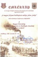 DN "Magyar Honvédség Honvéd Folyami Flottilla / Alapítva 1848 július 25" fém emlékérem &qu...