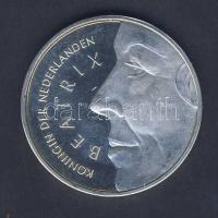 Hollandia 1991. 50G Ag "Beatrix-Claus ezüst házassági évforduló" T:BU