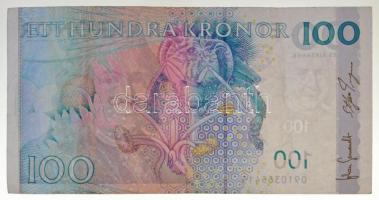 Svédország ~2009. 100K T:III
Sweden ~2009. 100 Kronor C:F
