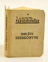 1943 A Versenyfutár galopp és ügető zsebkönyve, 256 p.