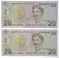 Törökország 2009. 20L (2x) T:III
Turkey 2009. 20 Lira (2x) C:F