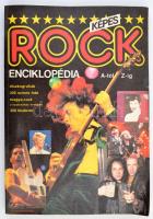 Képes rock enciklopédia A-tól Z-ig. Bp., 1987, Zeneműkiadó. Kiadói papírkötés, kissé gyűrött borítószélekkel.