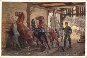 Aus dem goldenen Buche der Armee Serie IV. Rotes Kreuz Postkarte Nr. 429. / K.u.K. military art postcard s: Jung