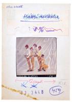 cca 1970 Pécsi balett, színes diapozitív, 6x6 cm