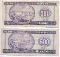 1969-1975. 500Ft (2x) T:III,III-